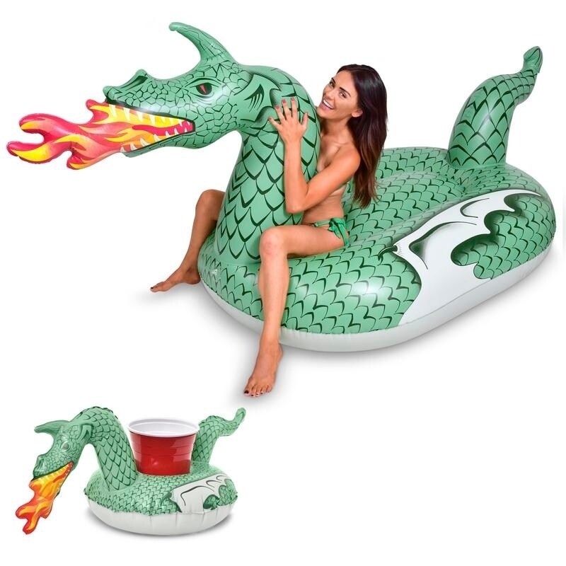 large inflatable dragon