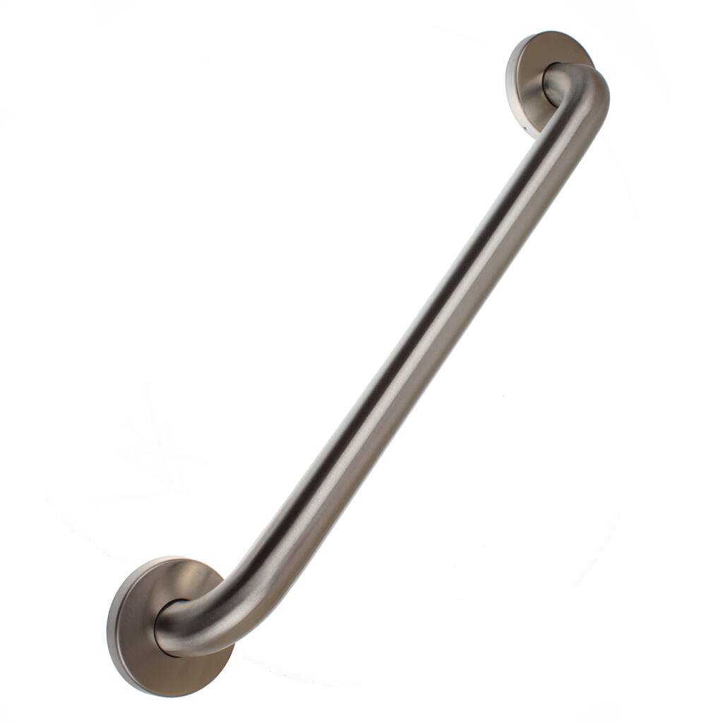 GlideRite 36-inch Stainless Steel Safety Grab Bar Brushed or White