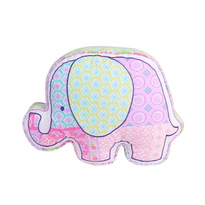 Elephant Shaped Decorative Throw Pillow