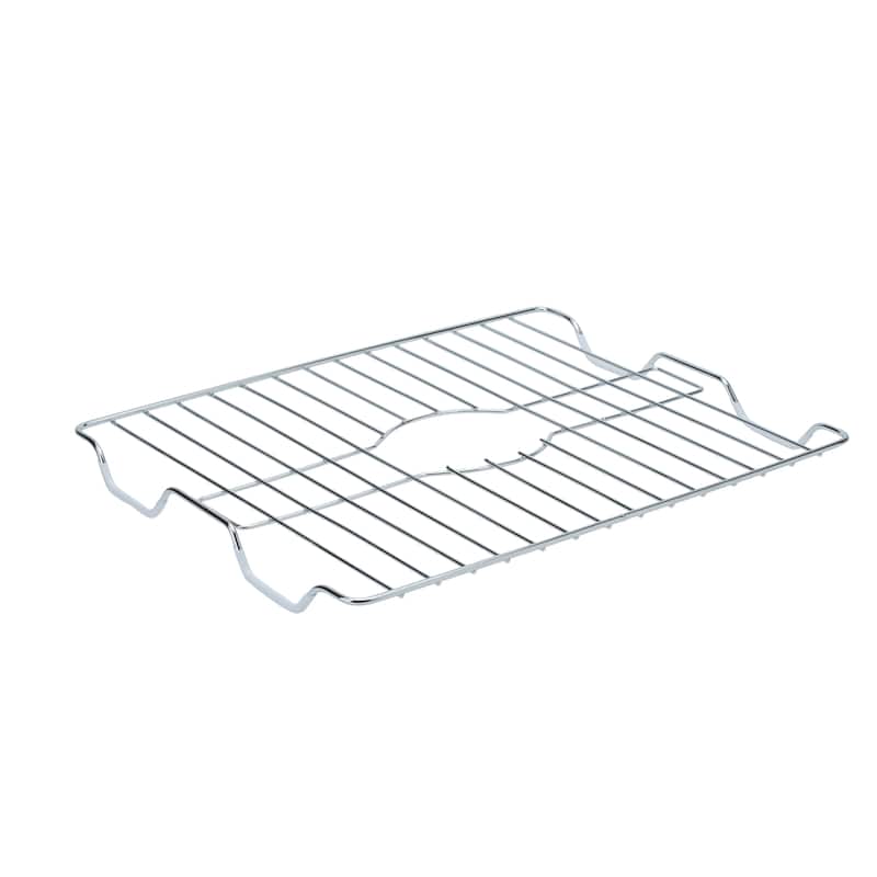 Kitchen Details Medium Chrome Sink Protector - 10.6"x12.5"x.75"