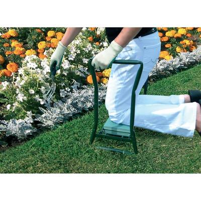 English Garden 24 in. Folding Garden Kneeler and Garden Seat