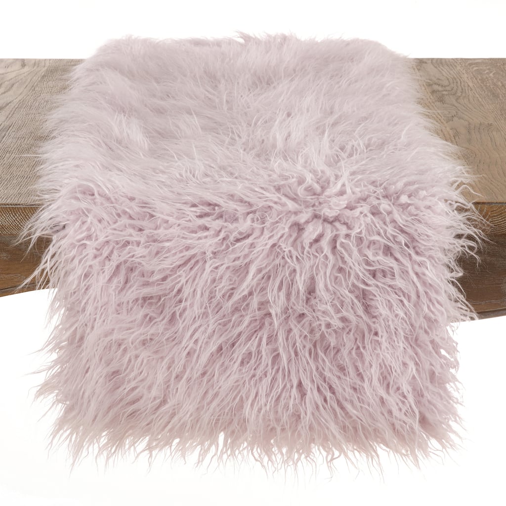 Mongolian Faux Fur Runner