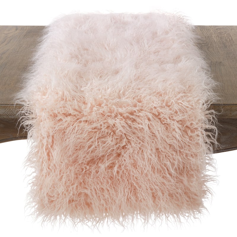 Mongolian Faux Fur Runner