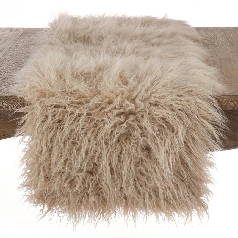 Mongolian Faux Fur Runner