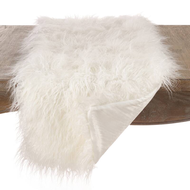 Mongolian Faux Fur Runner