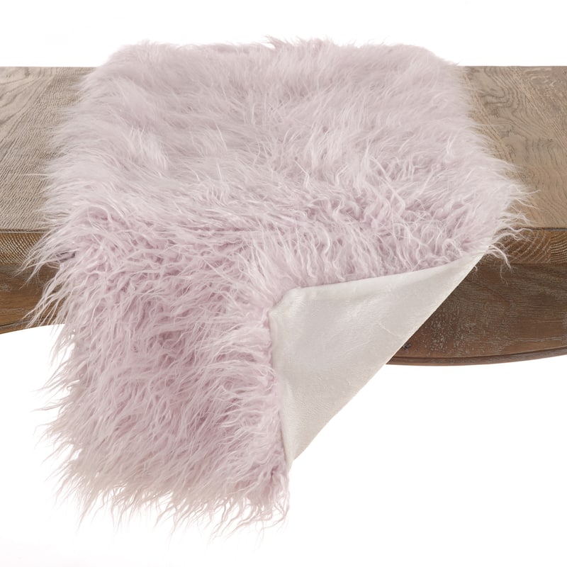 Mongolian Faux Fur Runner