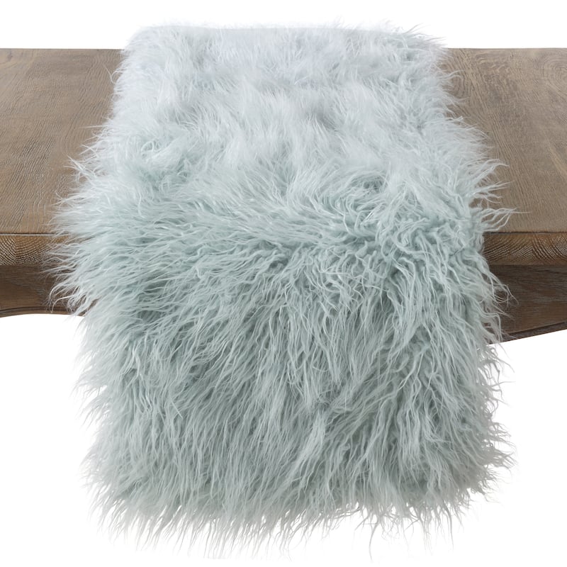 Mongolian Faux Fur Runner