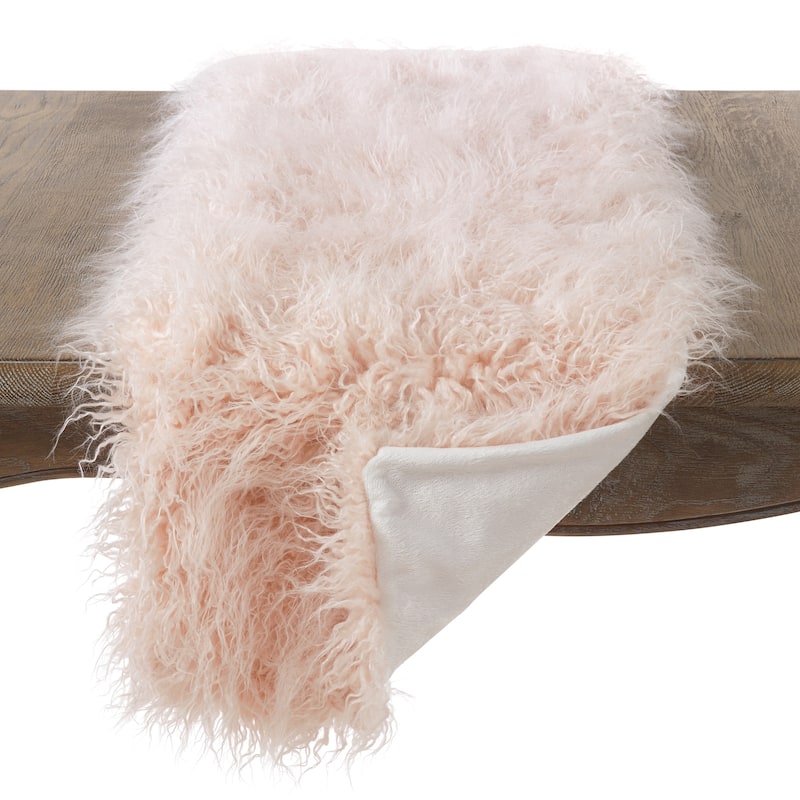 Mongolian Faux Fur Runner