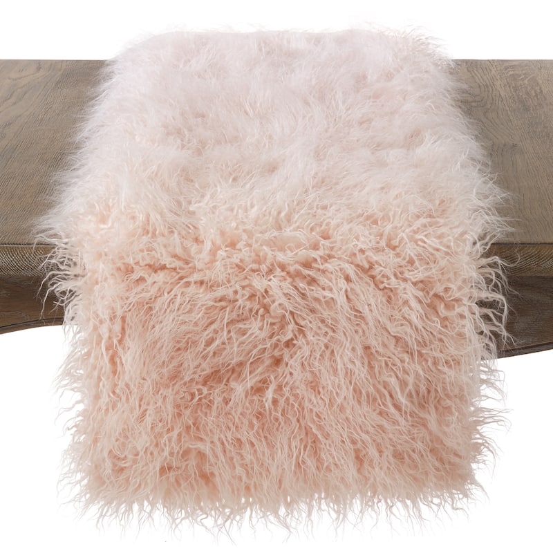 Mongolian Faux Fur Runner