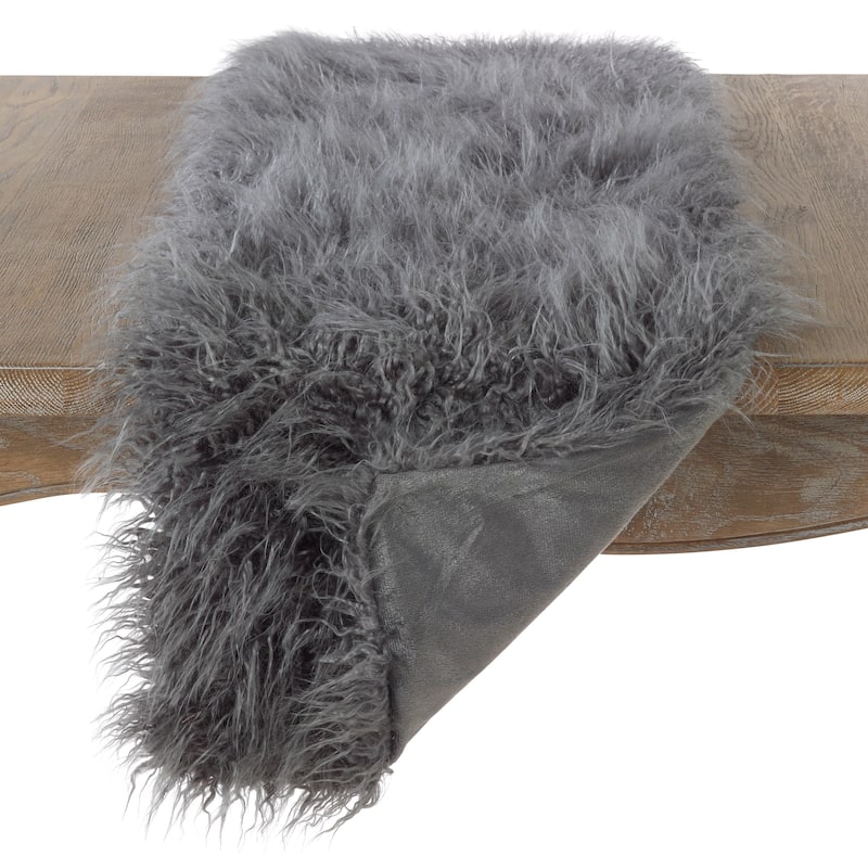 Mongolian Faux Fur Runner