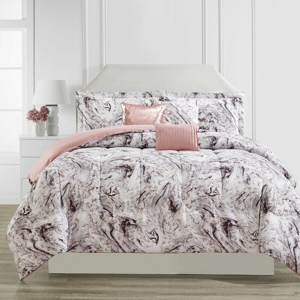 Cosmopolitan Marble 6piece Comforter Set Overstock 20654716
