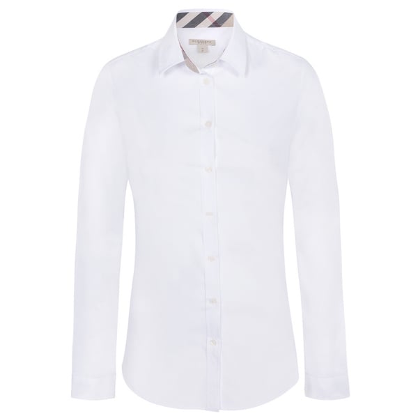 burberry white womens shirt