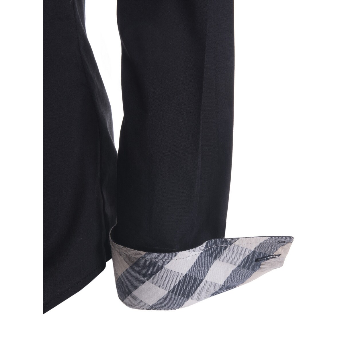 womens black dress shirt