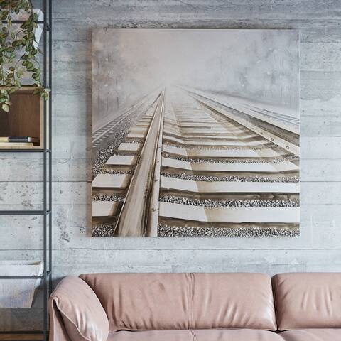 Yomemite Home Decor Vanishing into the Distance II Canvas Wall Art - Multi-color