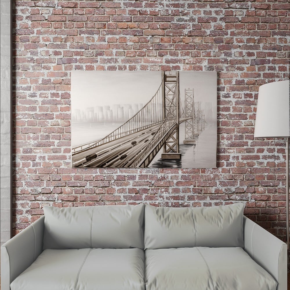 Yomemite Home Decor City Overpass Canvas Wall Art - Multi-color