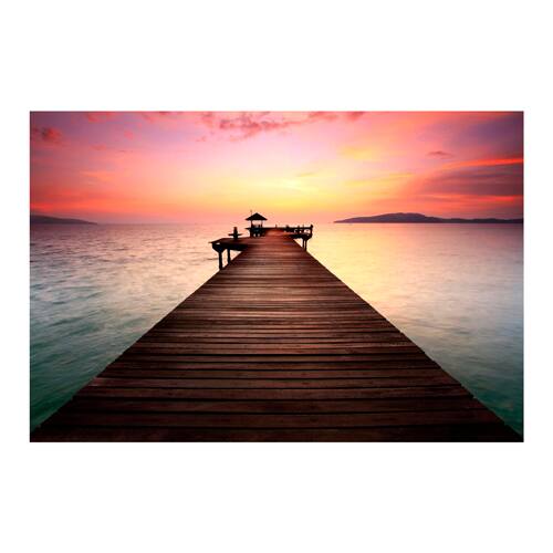 Yosemite Home Decor "The Way" Tempered Glass Wall Art - Multi-Color