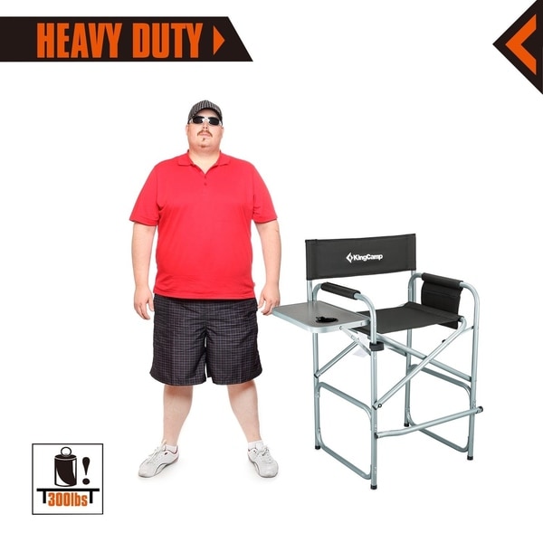 heavy duty tall directors chair