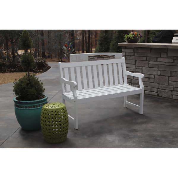 Shop Henley 2 Seat Outdoor Bench Free Shipping Today Overstock