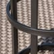 preview thumbnail 5 of 4, Carlo Outdoor Industrial 11-inch Ceramic Tile Side Table by Christopher Knight Home
