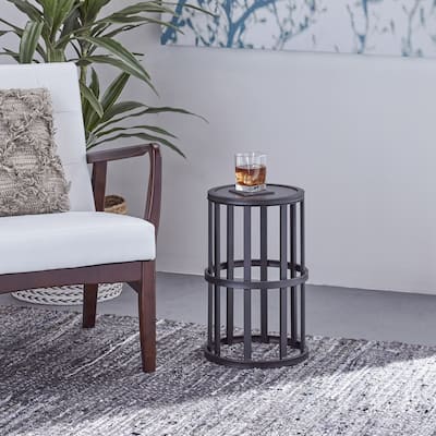 Aaleah Industrial 11-inch Side Table by Christopher Knight Home