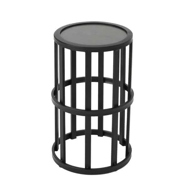 Shop Aaleah Industrial 11 Inch Side Table By Christopher Knight Home Overstock 20658037