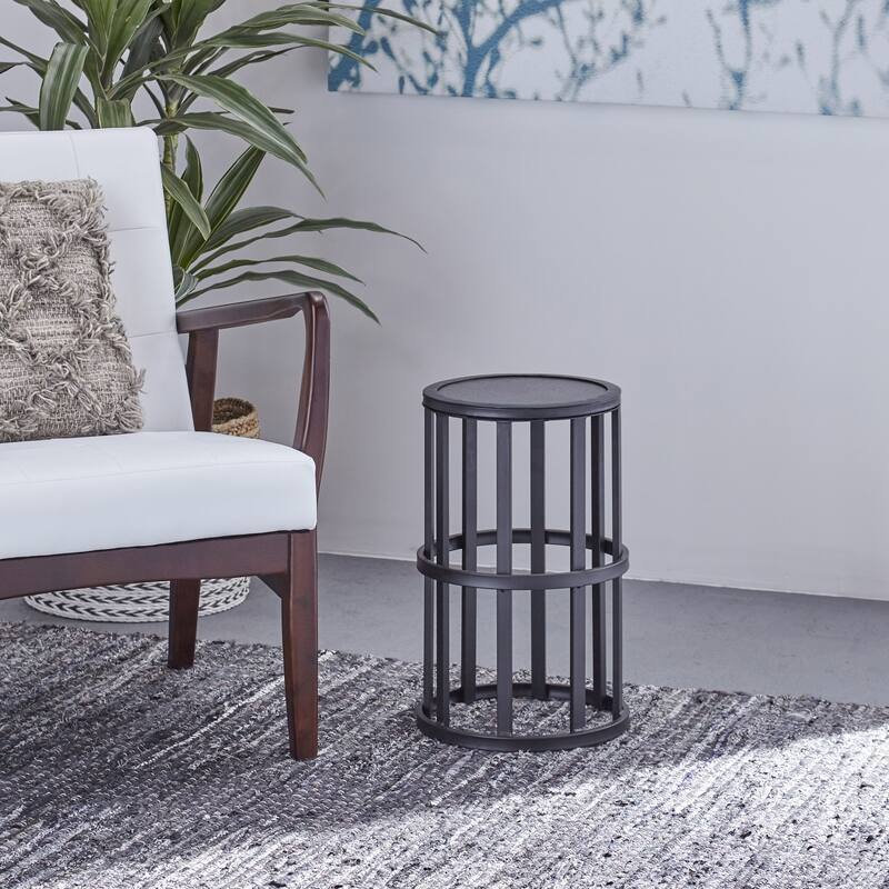 Aaleah Industrial 11-inch Side Table by Christopher Knight Home
