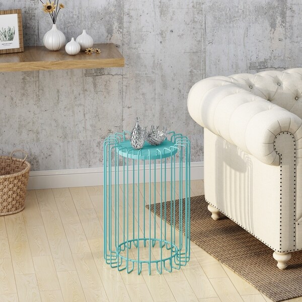 Sirinya Industrial 22-inch Side Table by Christopher Knight Home