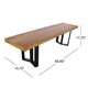 preview thumbnail 11 of 9, Verona Outdoor Light-Weight Concrete Dining Bench by Christopher Knight Home