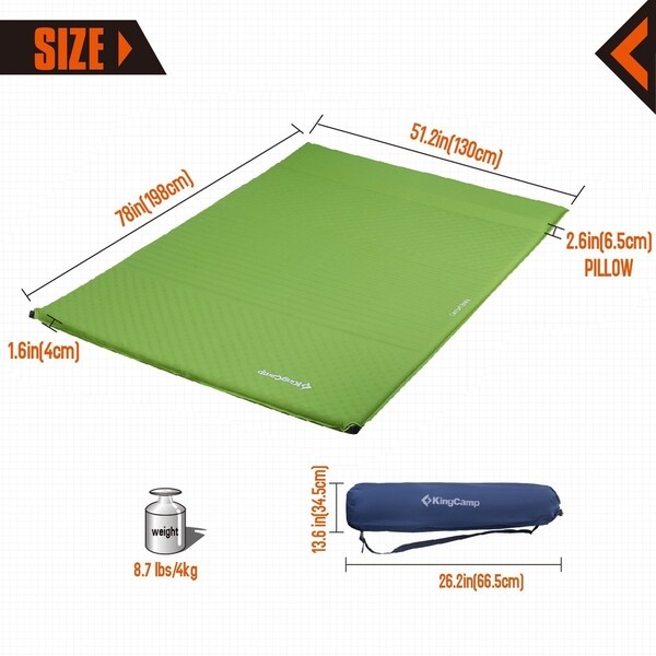 king camp double sleeping pad