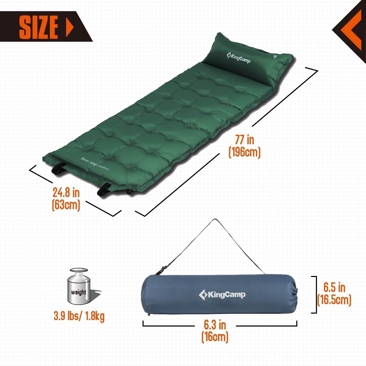 slumberjack self inflating sleeping mat