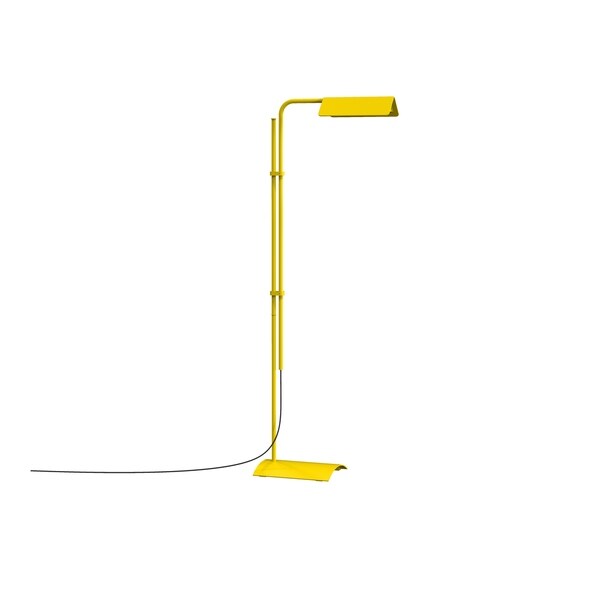 floor lamp yellow shade