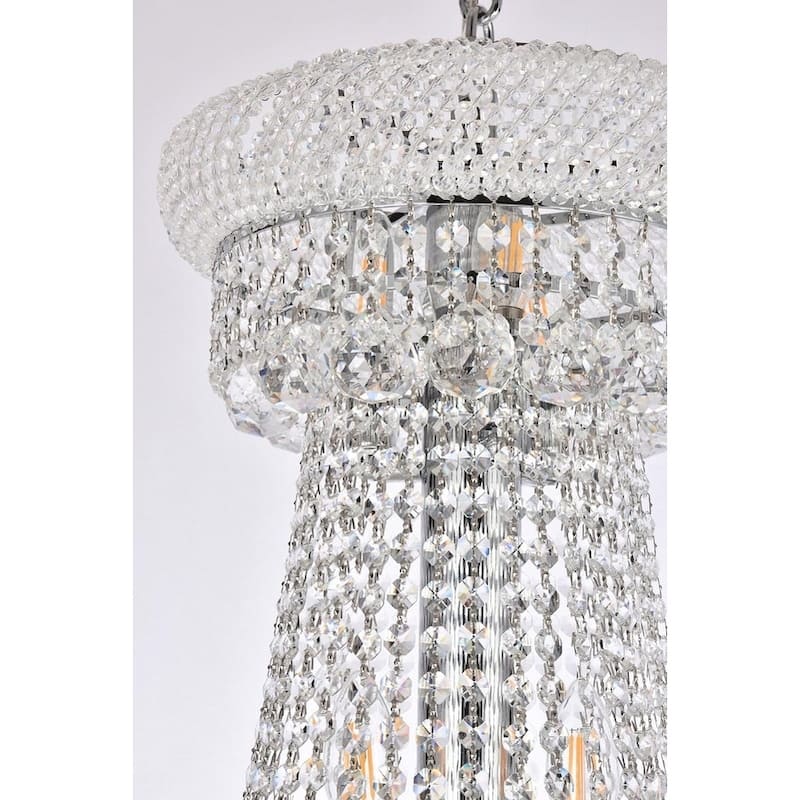 Fleur Illumination 32 light Chrome Chandelier