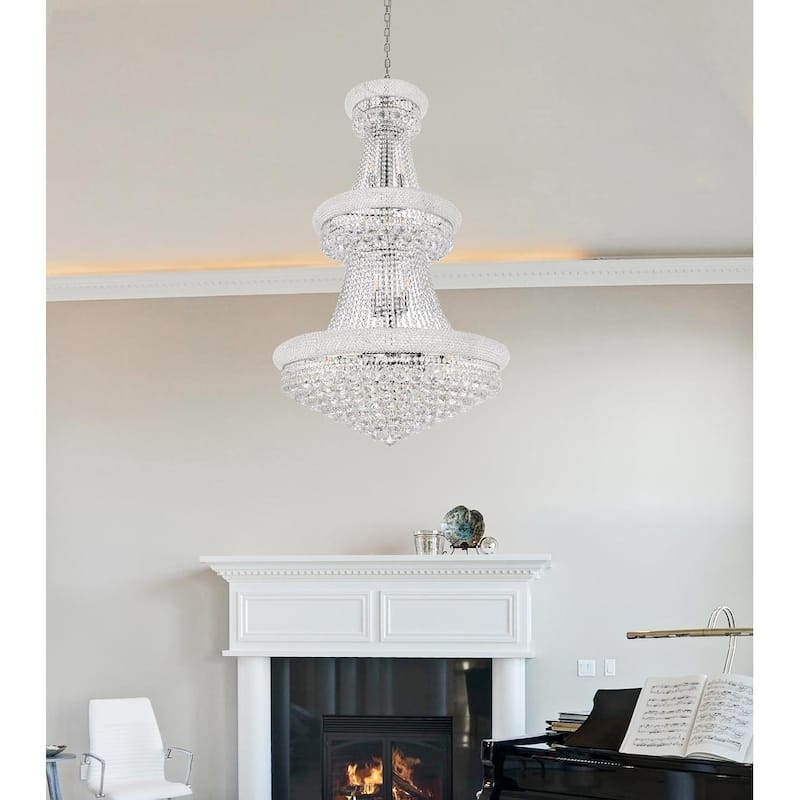 Fleur Illumination 32 light Chrome Chandelier