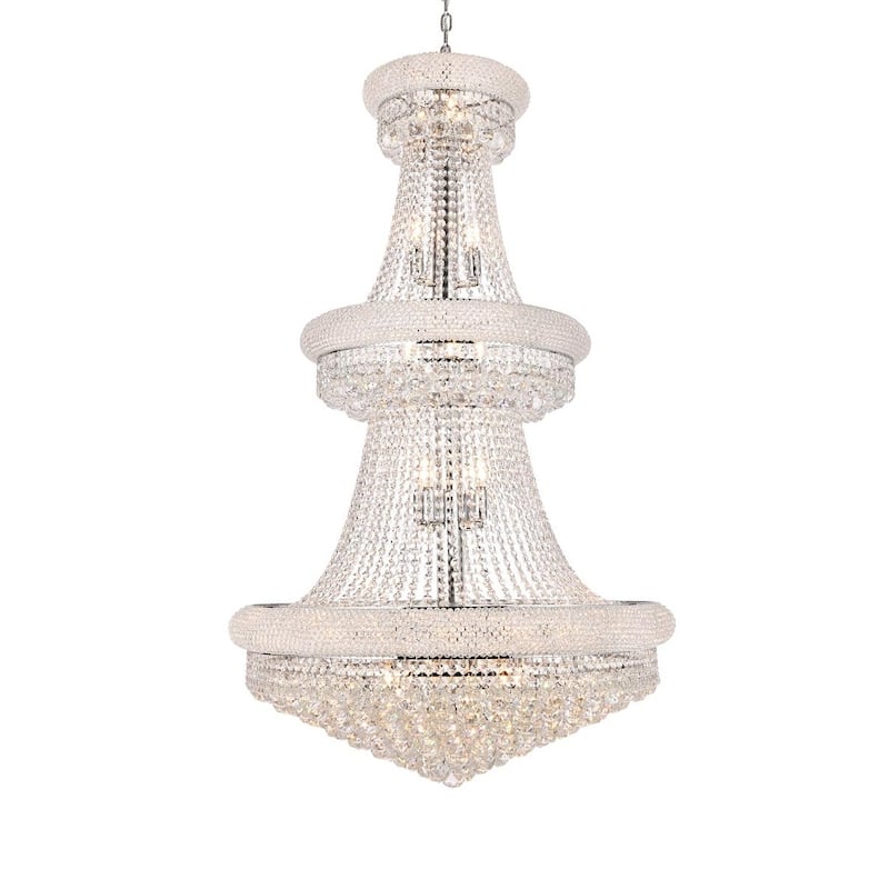 Fleur Illumination 32 light Chrome Chandelier
