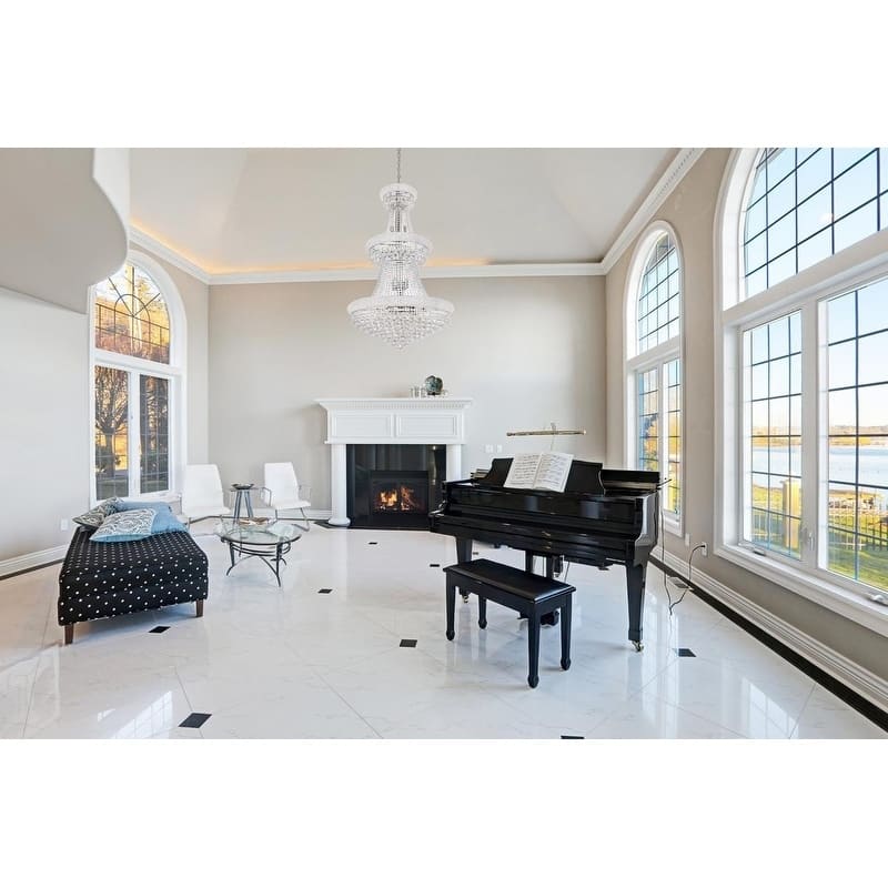 Fleur Illumination 32 light Chrome Chandelier