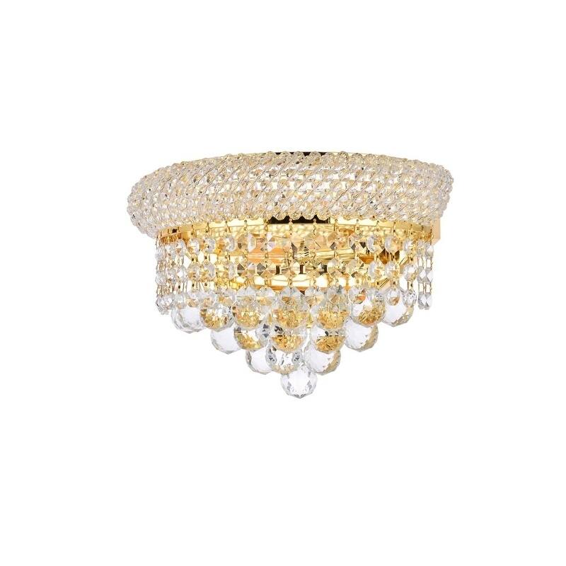 Fleur Illumination 2 light Gold Wall Sconce