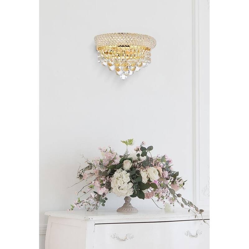 Fleur Illumination 2 light Gold Wall Sconce