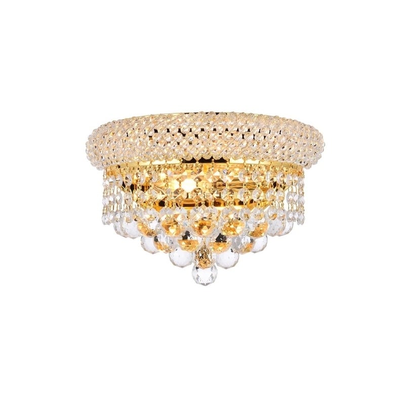 Fleur Illumination 2 light Gold Wall Sconce