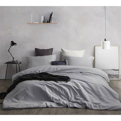 BYB Duvet Cover Glacier Gray Supersoft Bedding