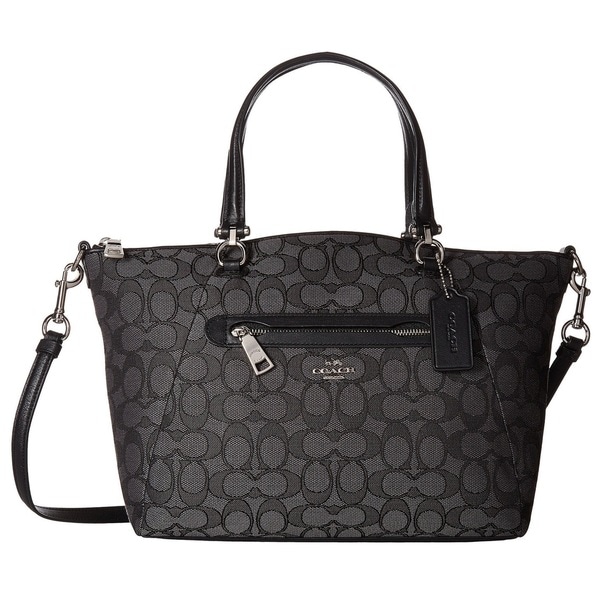 black coach satchel purse