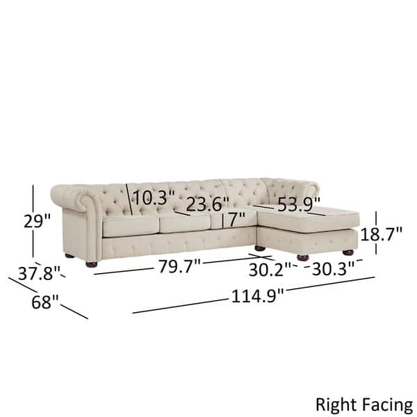 Shop Knightsbridge Tufted Scroll Arm Chesterfield 4 Seat Shop Knightsbridge Tufted Scroll Arm Chesterfield 4 Seat