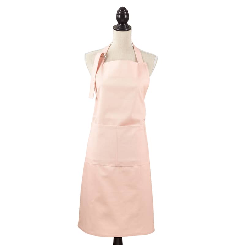 Classic Cuisine Denim Pocket Apron - Rose