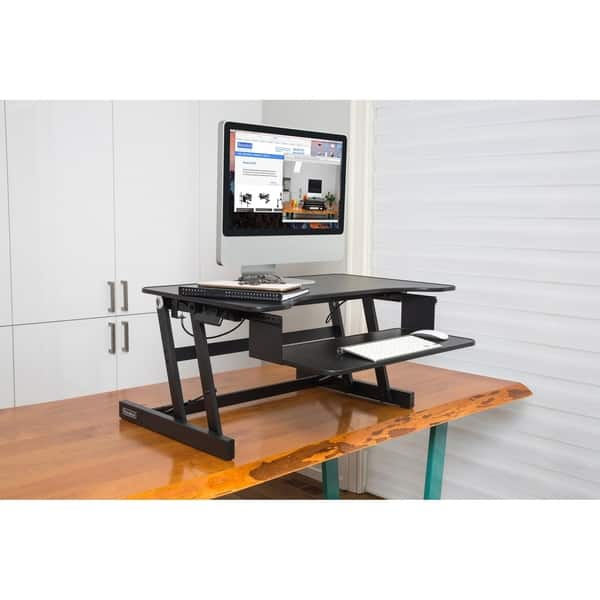 Shop Rocelco Adr 32 Height Adjustable Sit To Stand Desk Riser