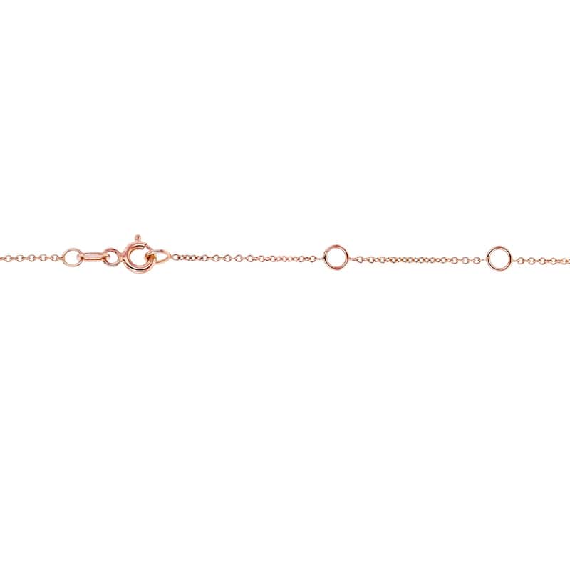 Annello by Kobelli 14k Gold 1/6ct TDW Diamond Adjustable Choker