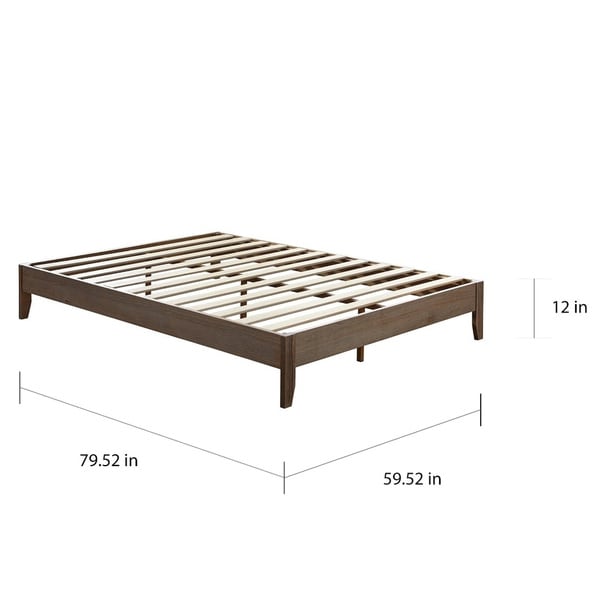 Simple Living Match Queen Platform Bed