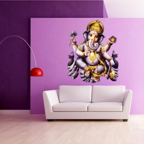 Shop Ganesh Full Color Wall Decal Sticker AN-6 FRST Size ...