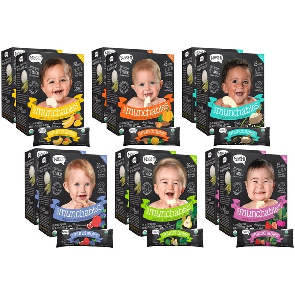 Shop Nosh Baby Munchables Organic Rice Teething Wafers