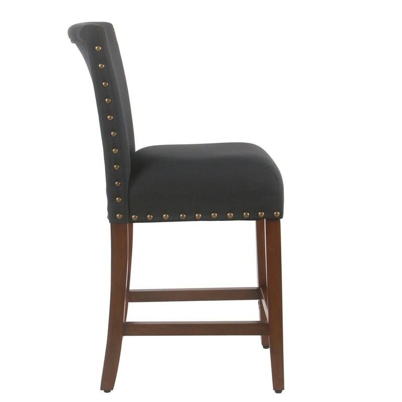 Porch & Den Robin 24" Counter Stool with Nailheads - 24 inches