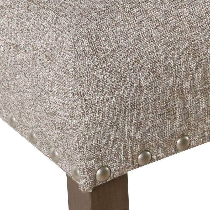 Porch & Den Robin Sterling Grey Nailhead Counter Stool - 24 inches