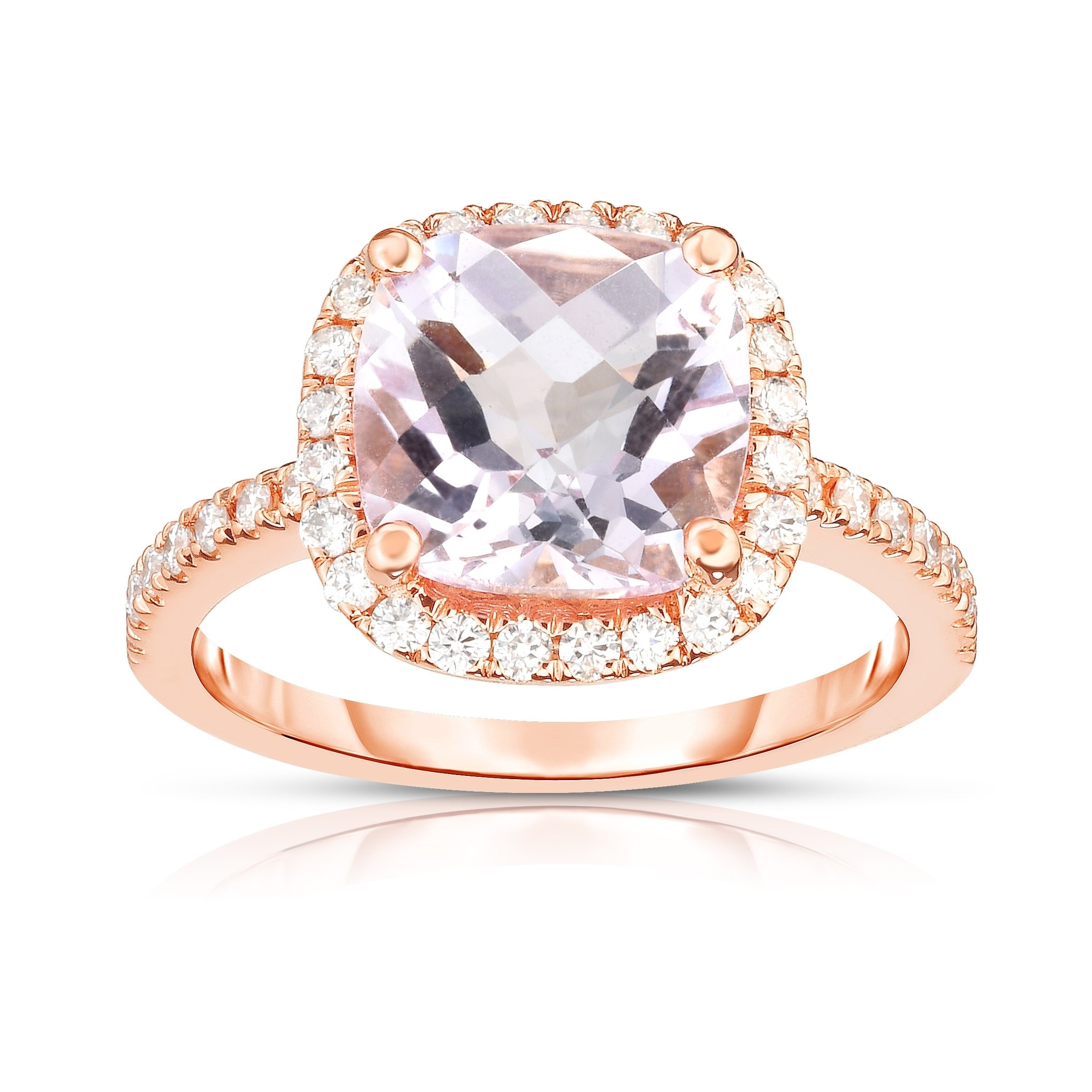 Amethyst Engagement Ring Rose Gold - The Best Original Gemstone